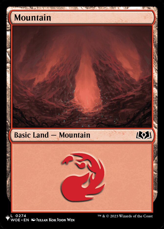 Mountain (Wilds of Eldraine) (#274): The List