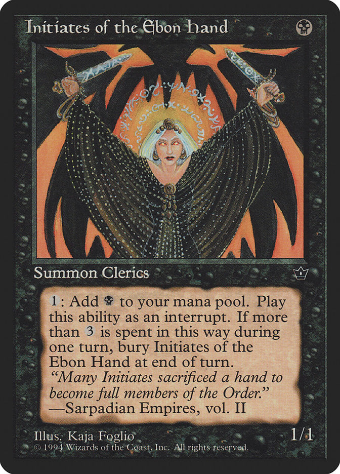 Initiates of the Ebon Hand (Kaja Foglio): Fallen Empires