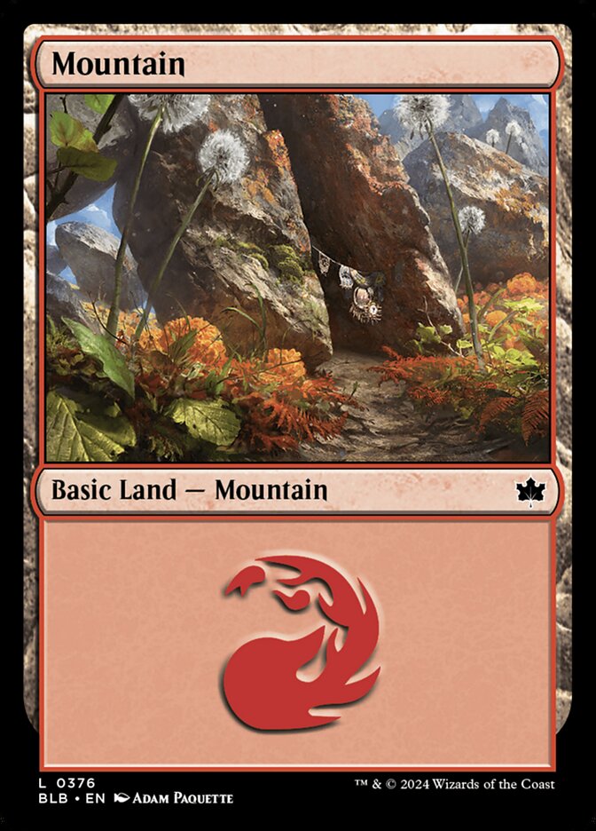 Mountain (#376): Bloomburrow