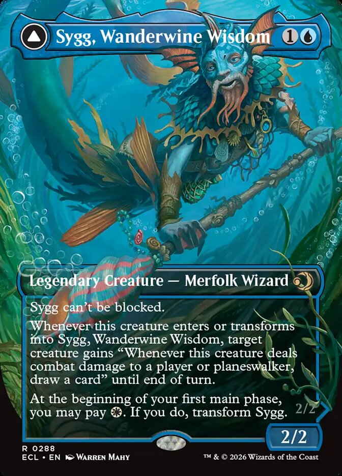 Sygg, Wanderwine Wisdom // Sygg, Wanderbrine Shield: Lorwyn Eclipsed