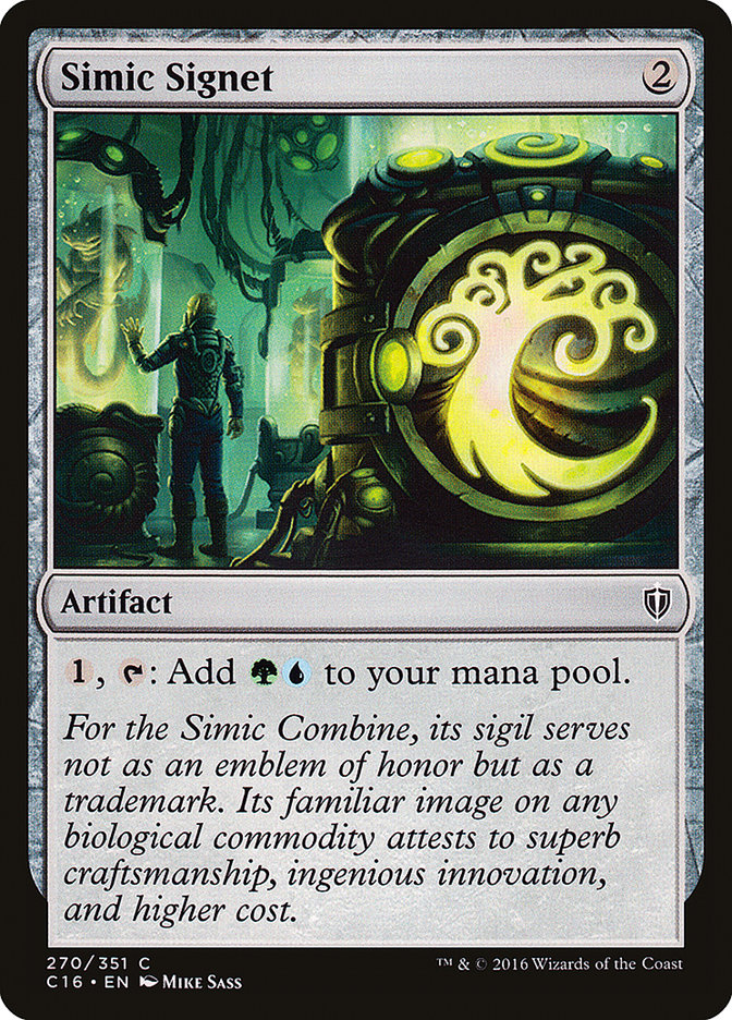 Simic Signet: Commander 2016