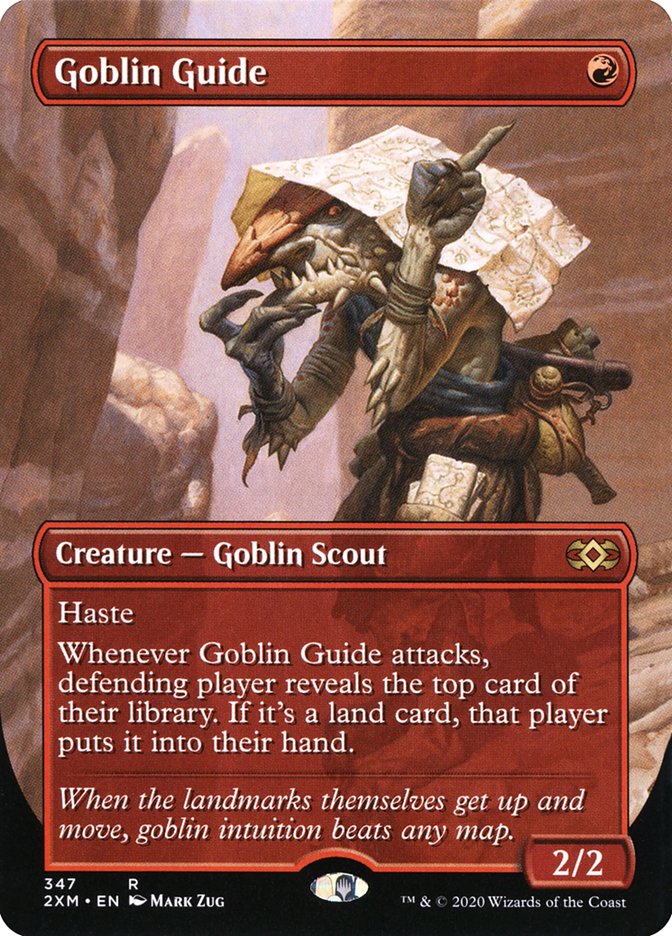 Goblin Guide (Borderless) - (Foil): Double Masters