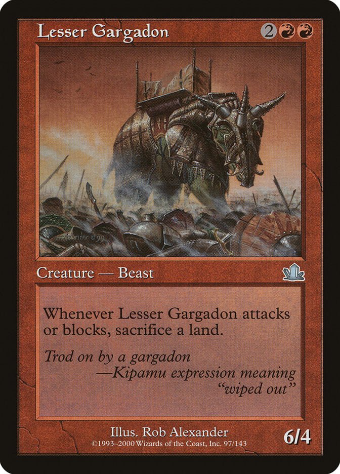 Lesser Gargadon: Prophecy