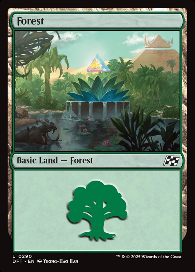 Forest (#290) - (Foil): Aetherdrift