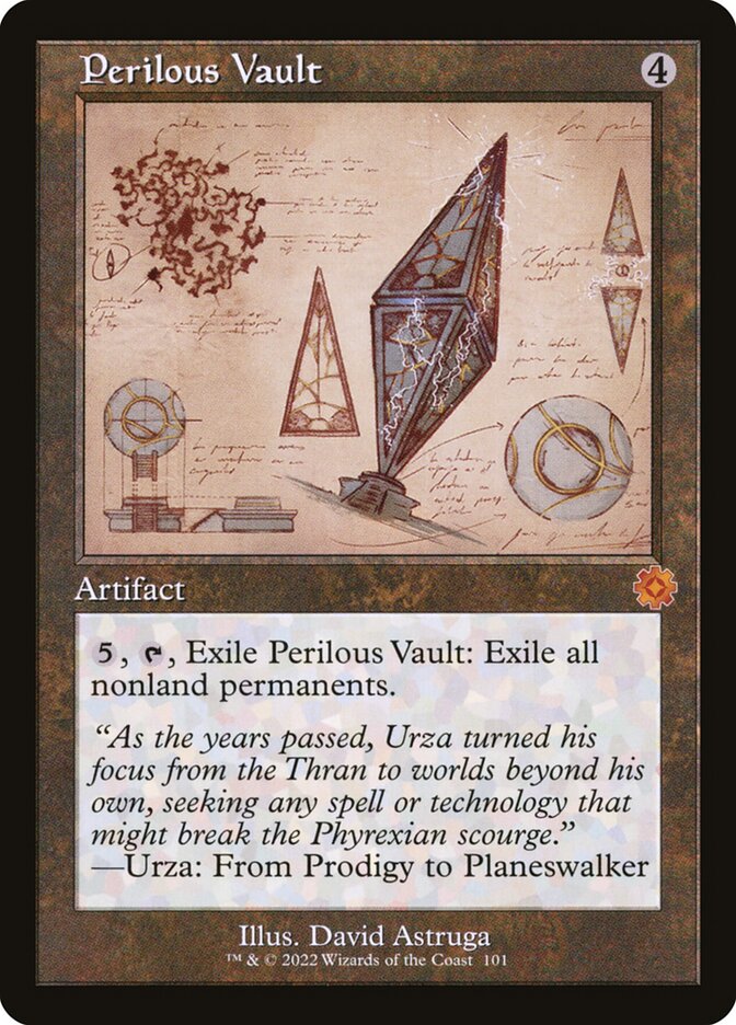 Perilous Vault (#101) (Retro Frame): The Brothers' War Retro Artifacts