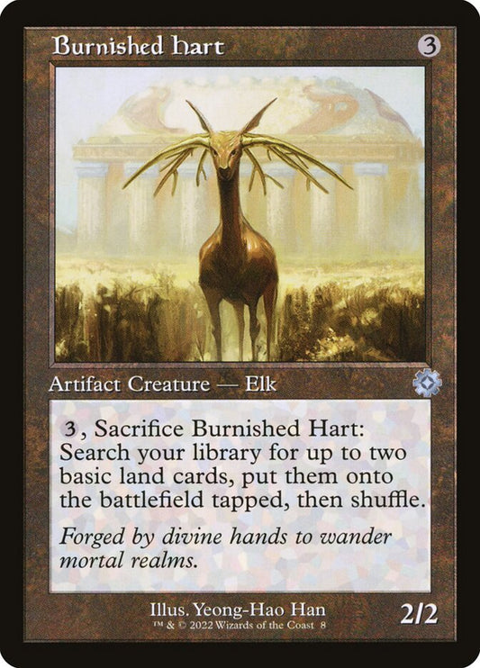 Burnished Hart (#008) (Retro Frame) - (Foil): The Brothers' War Retro Artifacts