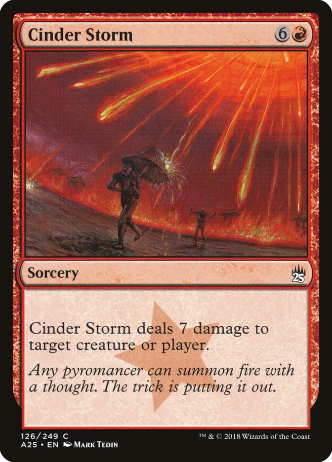 Cinder Storm - (Foil): Masters 25