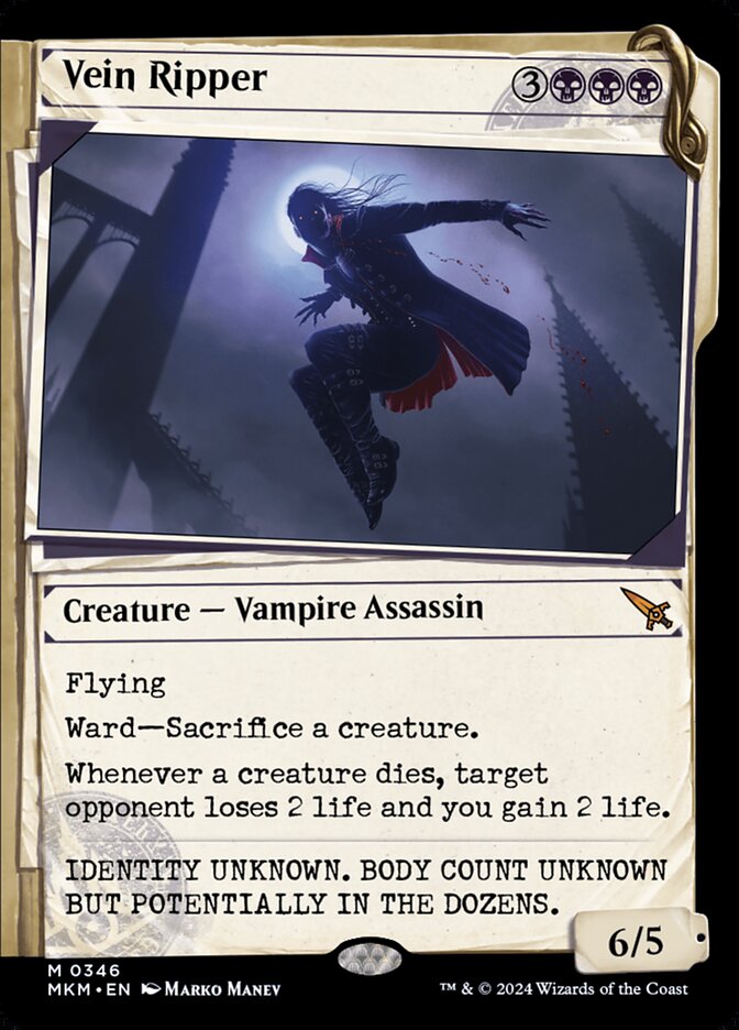 Vein Ripper (Showcase) - (Foil): Murders at Karlov Manor