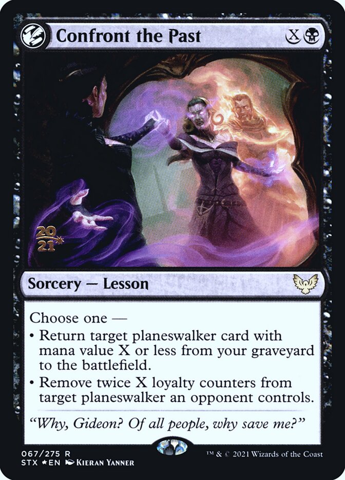 Confront the Past - (Foil): Strixhaven: School of Mages Promos