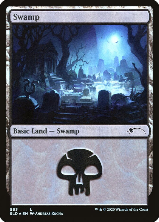 Swamp (Secret Lair) (#563) - (Foil): Secret Lair Drop
