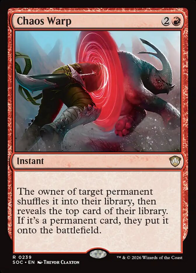 Chaos Warp: Secrets of Strixhaven Commander