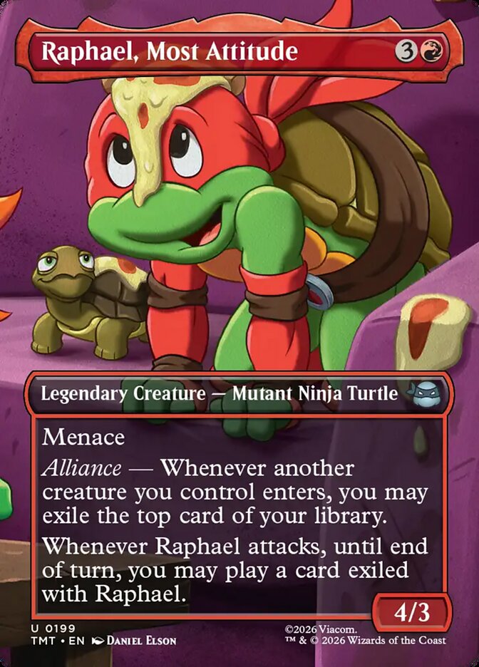 Raphael, Most Attitude: Teenage Mutant Ninja Turtles