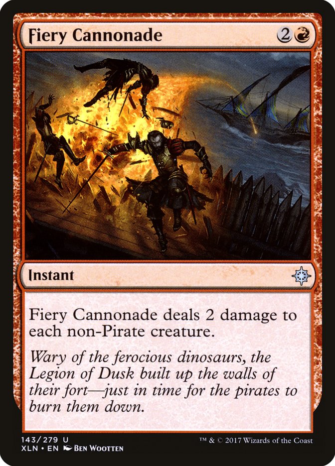 Fiery Cannonade - (Foil): Ixalan