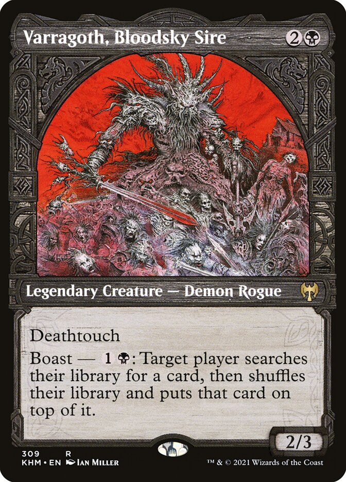 Varragoth, Bloodsky Sire (Showcase) - (Foil): Kaldheim