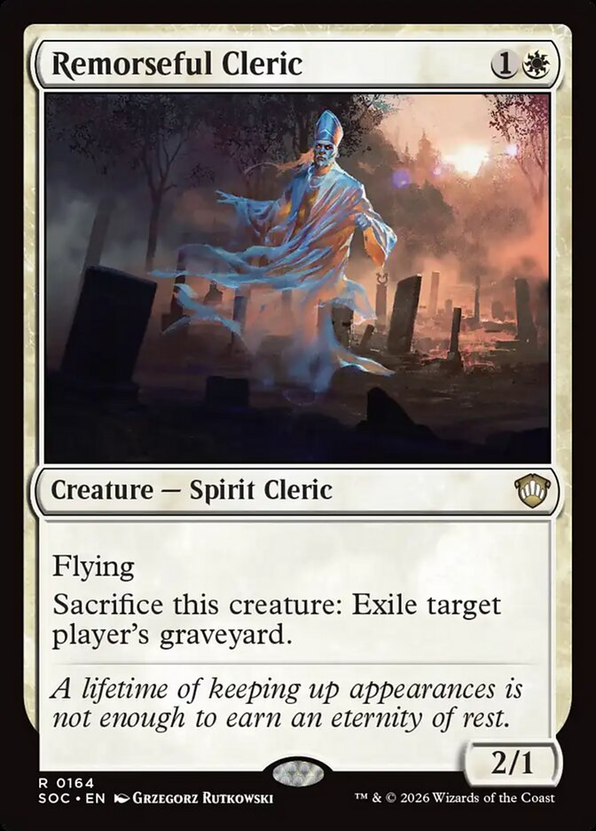 Remorseful Cleric: Secrets of Strixhaven Commander