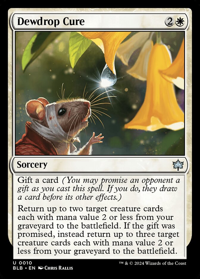 Dewdrop Cure - (Foil): Bloomburrow
