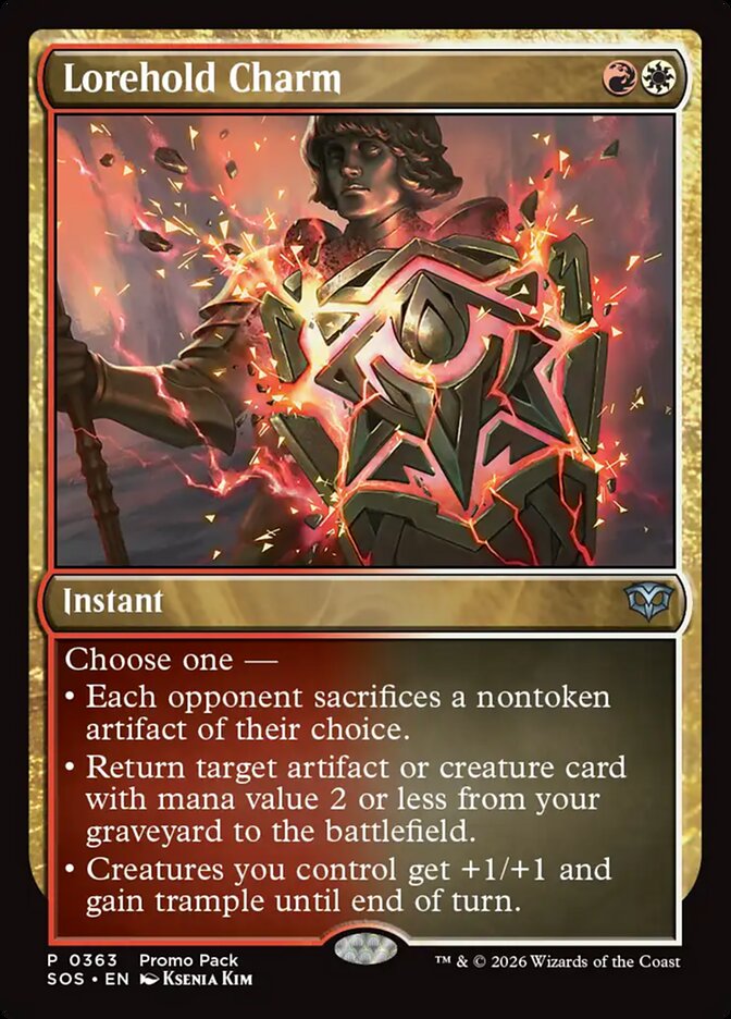 Lorehold Charm - (Foil): Secrets of Strixhaven