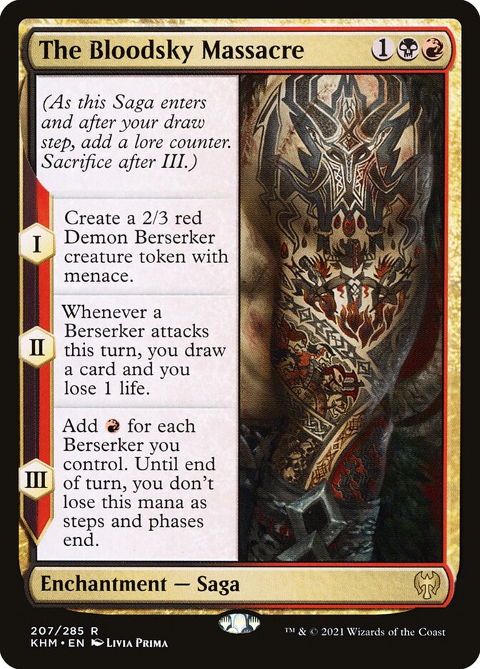 The Bloodsky Massacre - (Foil): Kaldheim