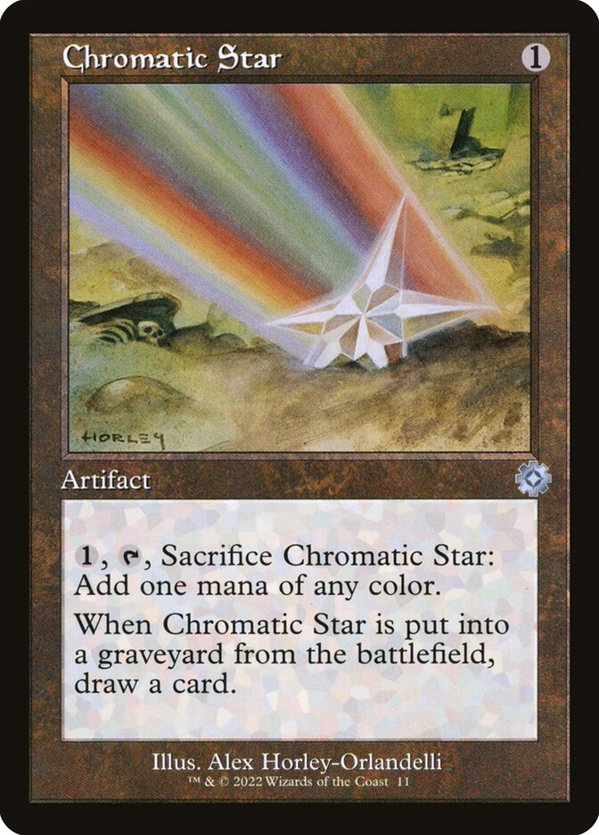 Chromatic Star (#011) (Retro Frame): The Brothers' War Retro Artifacts