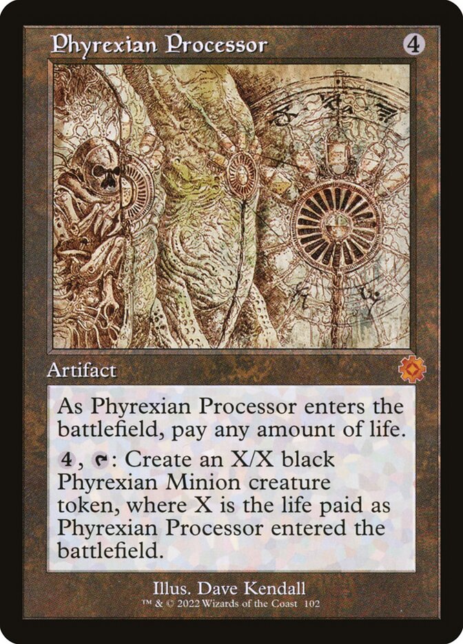 Phyrexian Processor (#102) (Retro Frame): The Brothers' War Retro Artifacts
