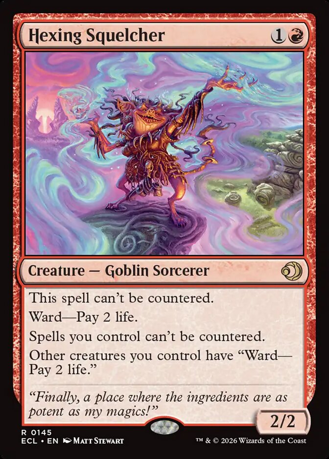 Hexing Squelcher - (Foil): Lorwyn Eclipsed