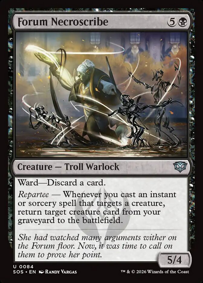 Forum Necroscribe - (Foil): Secrets of Strixhaven