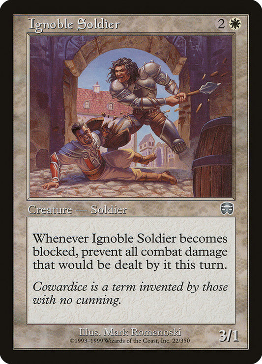 Ignoble Soldier - (Foil): Mercadian Masques