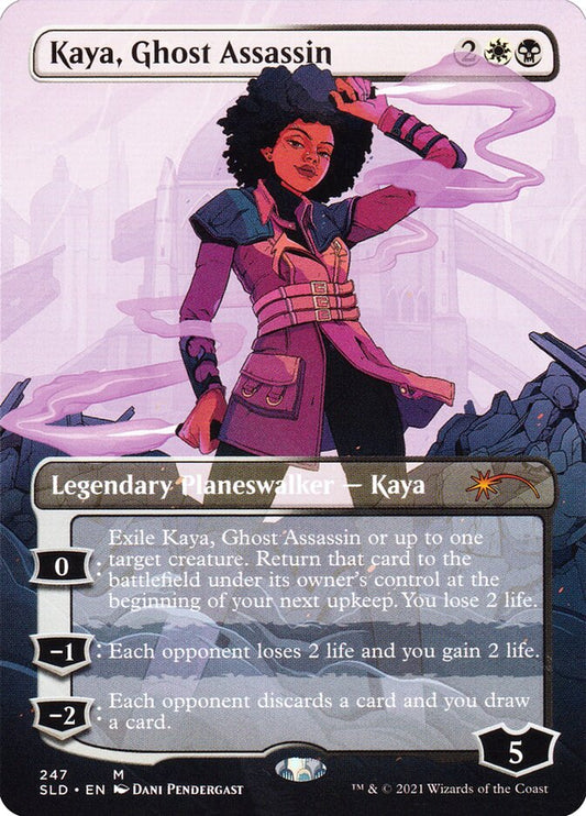 Kaya, Ghost Assassin (Secret Lair) (Borderless) - (Foil)
