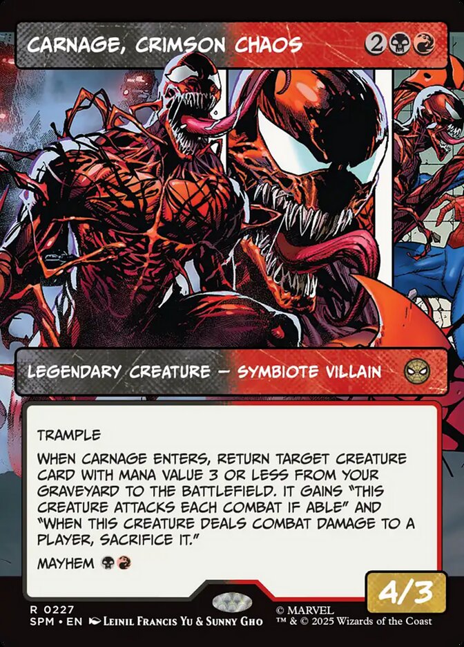 Carnage, Crimson Chaos (Showcase): Marvel's Spider-Man