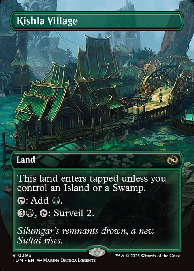 Kishla Village (Borderless): Tarkir: Dragonstorm