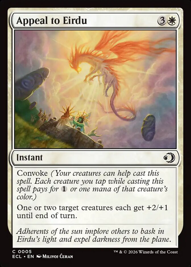 Appeal to Eirdu - (Foil): Lorwyn Eclipsed