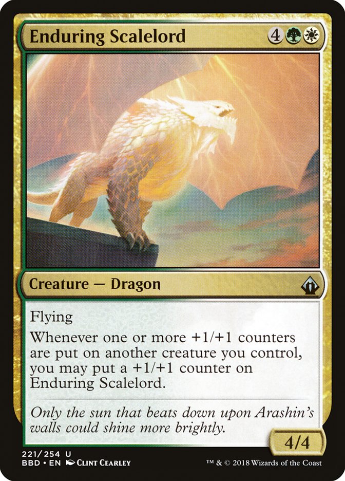 Enduring Scalelord - (Foil): Battlebond