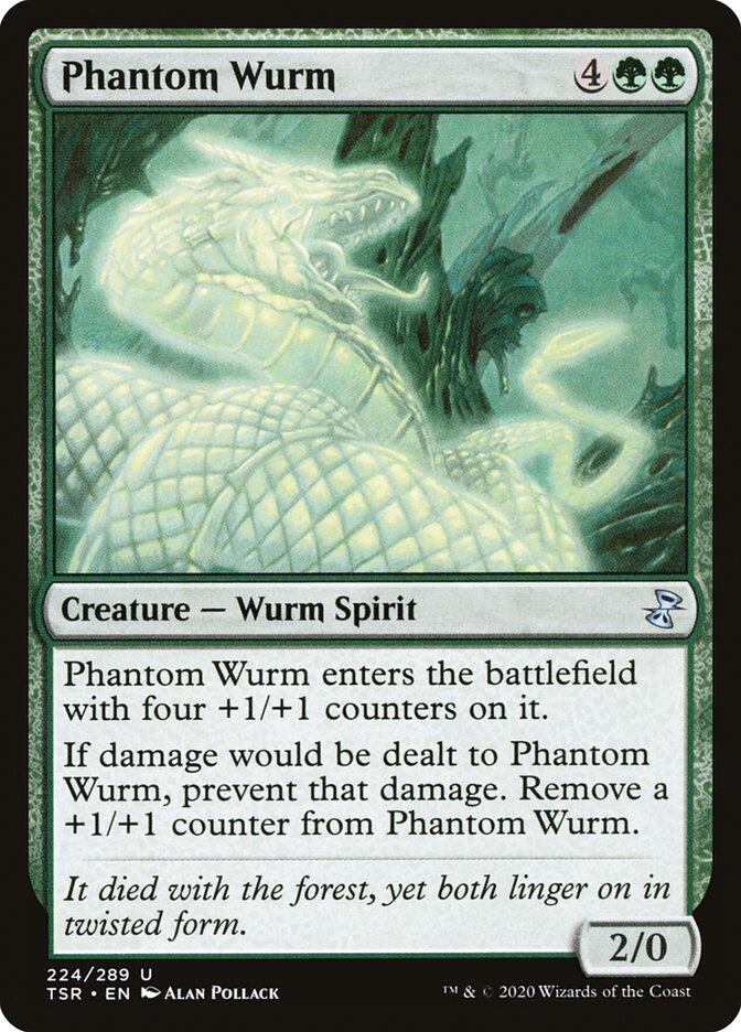 Phantom Wurm - (Foil): Time Spiral Remastered