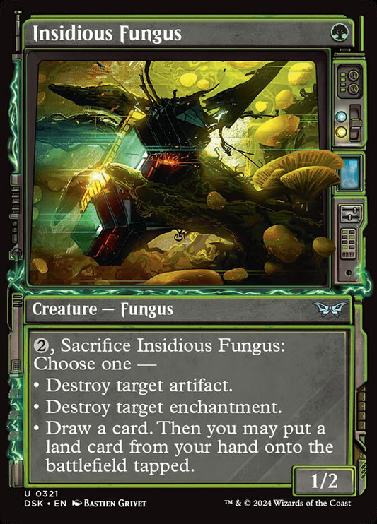 Insidious Fungus (Showcase) - (Foil): Duskmourn: House of Horror