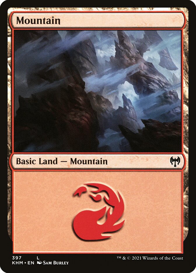 Mountain (#397) - (Foil): Kaldheim