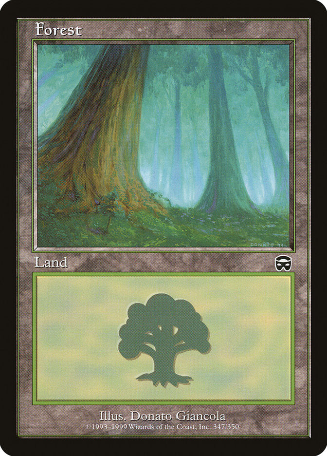 Forest (#347) - (Foil): Mercadian Masques