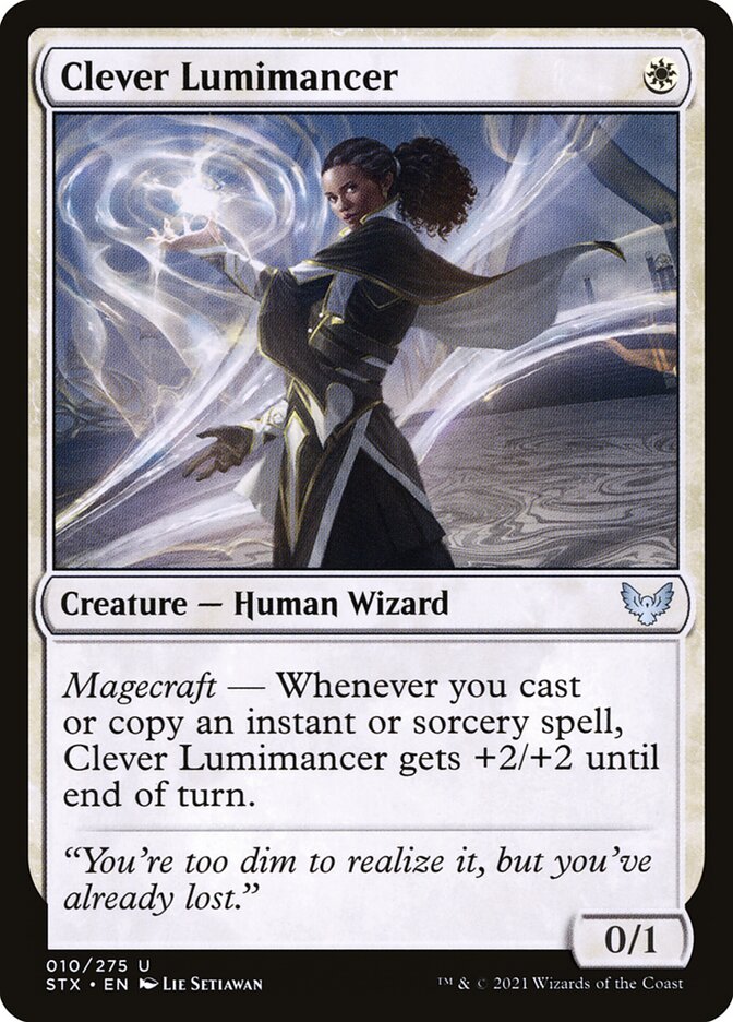 Clever Lumimancer - (Foil): Strixhaven: School of Mages
