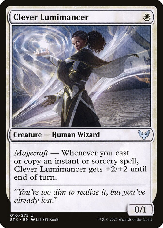 Clever Lumimancer - (Foil): Strixhaven: School of Mages