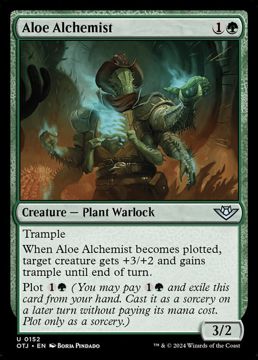 Aloe Alchemist - (Foil): Outlaws of Thunder Junction