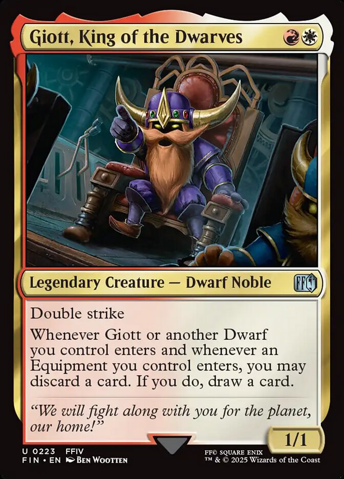 Giott, King of the Dwarves: Final Fantasy