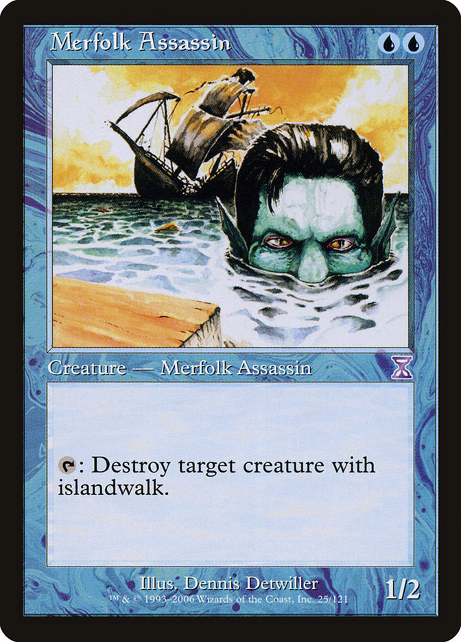 Merfolk Assassin - (Foil): Time Spiral Timeshifted