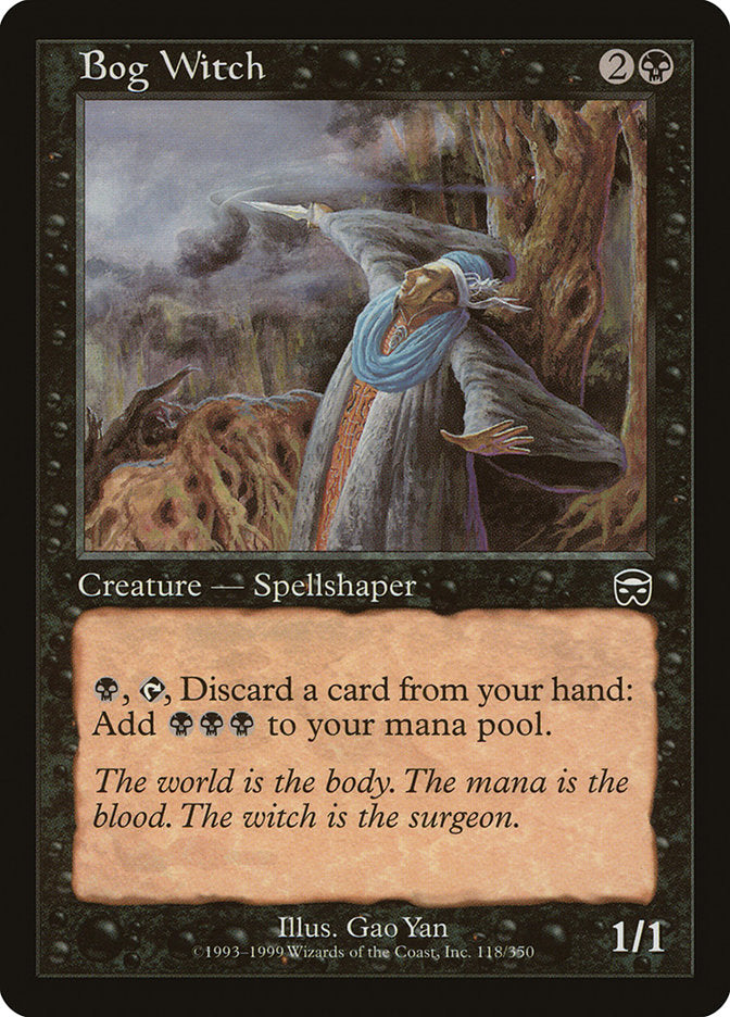 Bog Witch - (Foil): Mercadian Masques