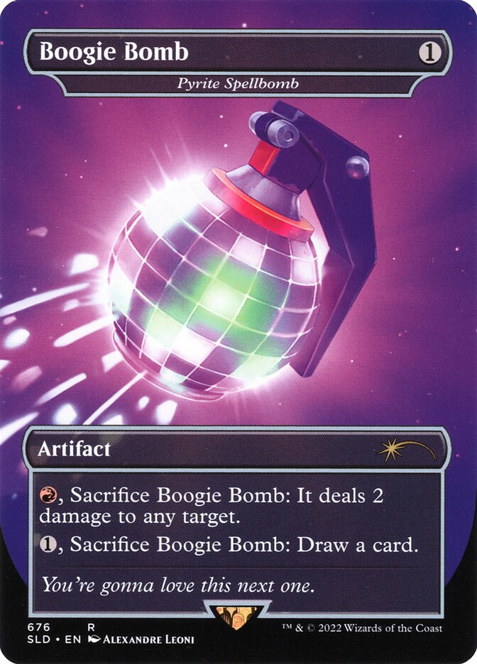 Pyrite Spellbomb (Boogie Bomb) (Fortnite) (Secret Lair) (Borderless) - (Foil)