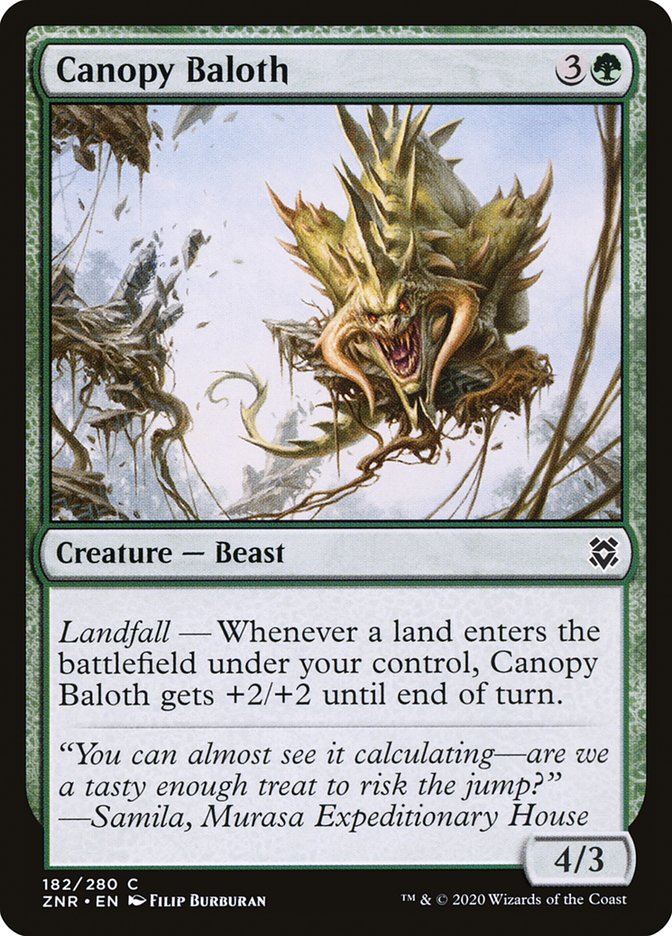 Canopy Baloth: Zendikar Rising