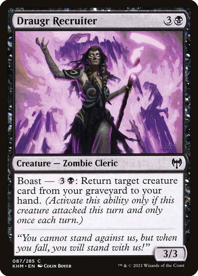 Draugr Recruiter - (Foil): Kaldheim