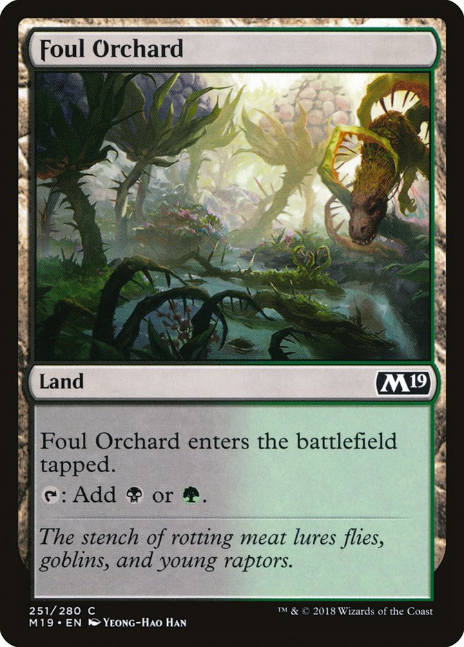 Foul Orchard: Core Set 2019