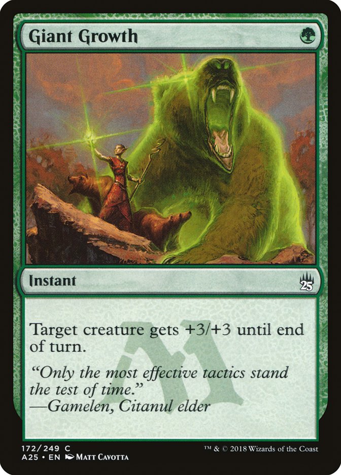 Giant Growth - (Foil): Masters 25