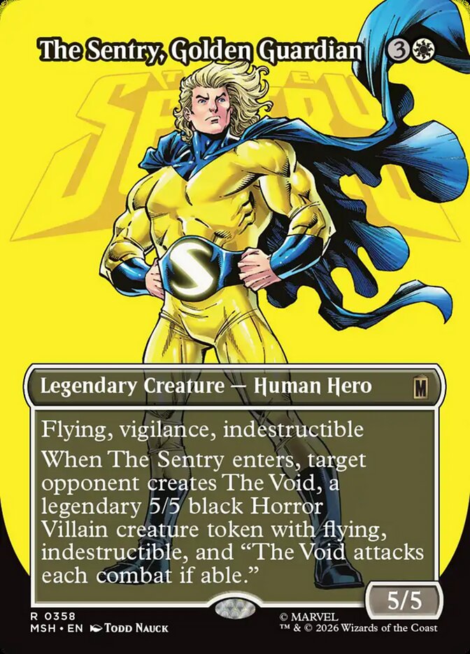 The Sentry, Golden Guardian (Borderless) (#358)