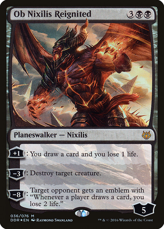 Ob Nixilis Reignited - (Foil): Duel Decks: Nissa vs. Ob Nixilis