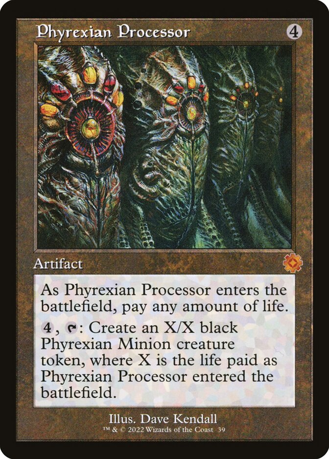 Phyrexian Processor (#039) (Retro Frame): The Brothers' War Retro Artifacts